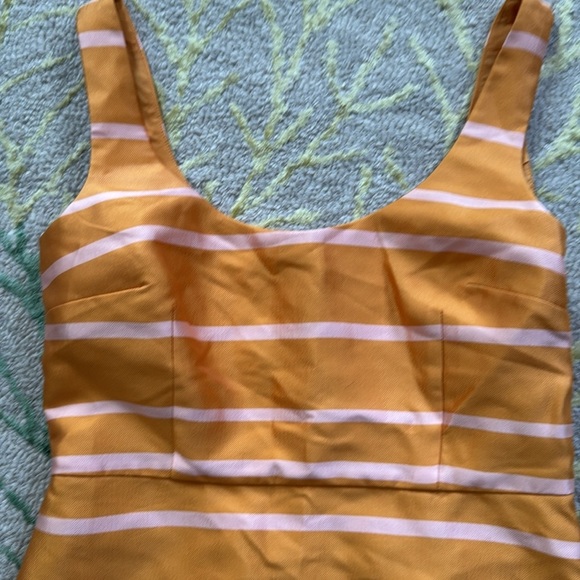 J Crew Scoopneck midi dress in jacquard stripe NWT 6 - Picture 3 of 7